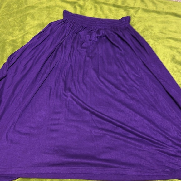 Vintage Western Connection 2 Piece Purple Embellished Boxy Blouse and Skirt - Picture 8 of 9